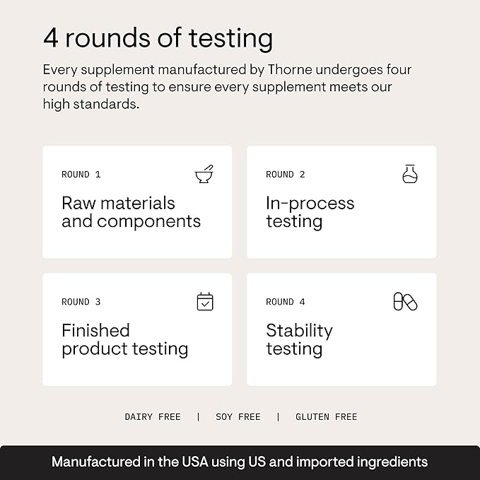 THORNE - Niacinamide - Non-Flushing Form of Vitamin B3 - Supports Skin Health & Provides Cellular Protection* - Niacin Supplement - Third-Party Certified - Gluten, Dairy & Soy-Free - 180 Capsules