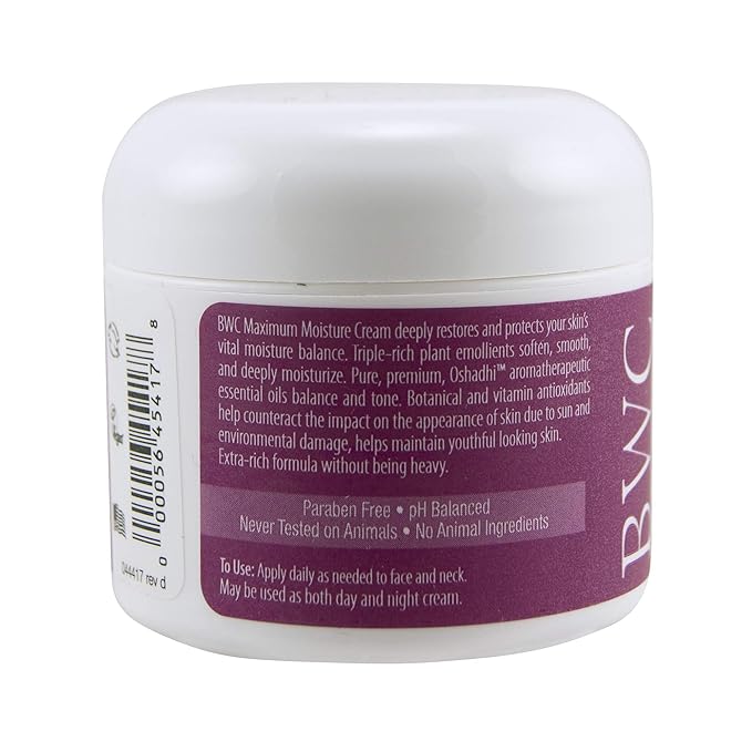 Beauty without Cruelty Maximum Moisture Cream, 2 Ounce