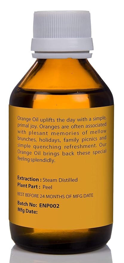 Earth N Pure Orange Essential Oil Natural and Therapeutic Grade 100 ml
