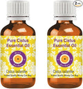 Deve Herbes Pure Cistus Essential Oil (Cistus ladanifer) Steam Distilled (Pack of Two) 100ml X 2 (6.76 oz)