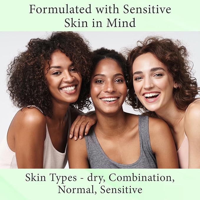 Florencia Botanical Marine Gentle Cleanser – Hydrating Non-Foaming Face Wash with Marine Algae & Aloe Vera, Gentle Purifying Facial Cleanser for Dry, Normal & Sensitive Skin, 6 Fl Oz