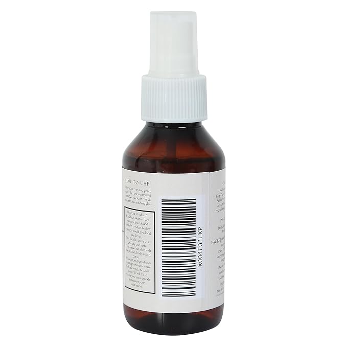 KORAI Facial Rose Water Spray 3.38oz (100 ml) 100% Natural Rose, All Skin Types for Face and Body, Made Without Dyes or Alcohol, Hypoallergenic, Vegan, Cruelty Free