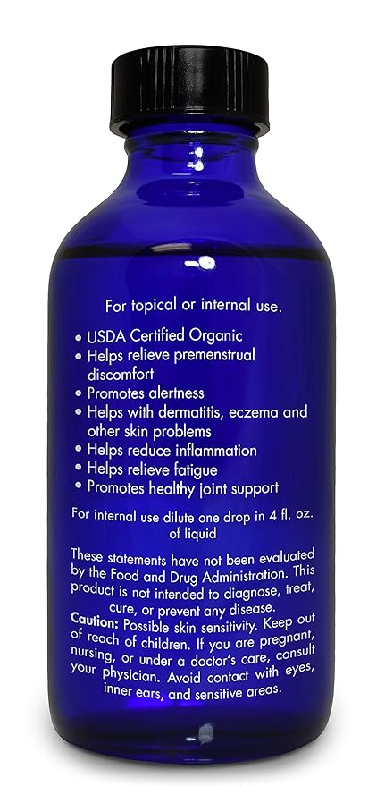 Zongle Therapeutics Organic, Borage Oil, Liquid, Supplement – 100% Pure, Borage Seed Oil, 4 OZ