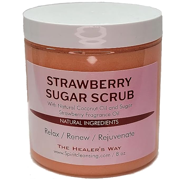 Strawberry Sugar Scrub (8oz Strawberry)