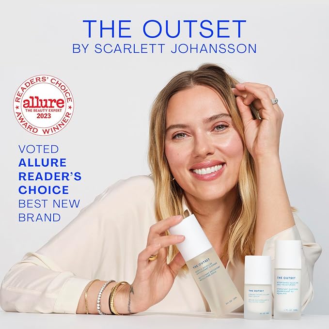 The Outset Ultralight Hydrating Face Oil with Squalane, Fast-Absorbing, Non-Clogging & Gentle Moisturizer, Fragrance-Free, Clean, Vegan & Gluten-Free Skincare for All Skin Types, Sensitive - 1 fl oz