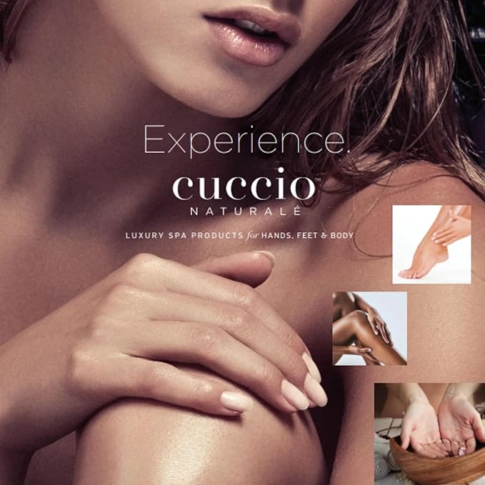 Cuccio Naturalé Butter Blend Vanilla Bean & Sugar - Non-Greasy Lotion for Hand, Body & Feet - Comforting/De-stressing - Paraben/Cruelty Free, Natural Ingredients & Plant Based Preservatives, White, 8 Fl Oz (Pack of 1)