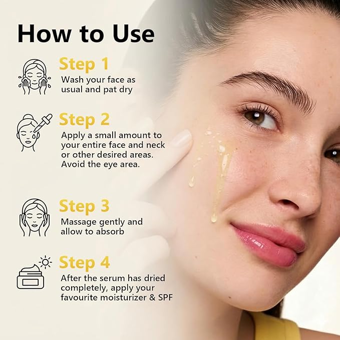 Vitamin C Serum for Face, Anti Aging Vitamin Illuminating Brightening Serum with Niacinamide,Hyaluronic Acid & VE, Skin Care for Evens tone, Dark Spot Corrector, Hydrates, Reduces Wrinkles,1.35Fl Oz