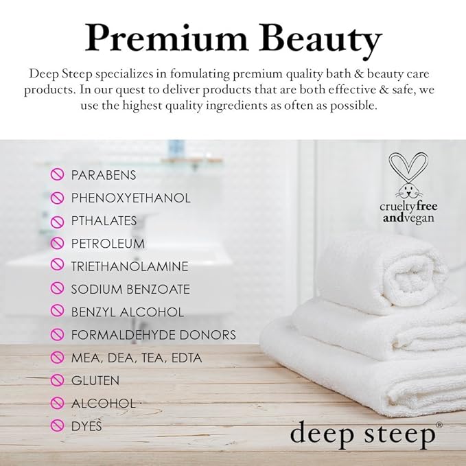 Deep Steep Revitalizing Eye Cream, 0.5 oz – Hydrating Eye Cream with Caffeine, Coconut, Jojoba, Argan Oil, Aloe & Glycerin – Vegan, Clean Beauty Skincare, Soft & Refreshed Eyes
