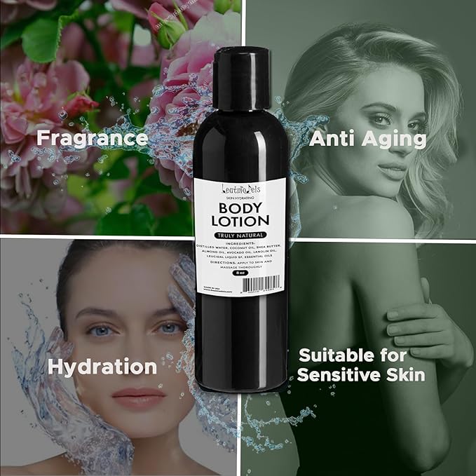 All-Natural Handmade Body Lotion | Pure Moisturizing Lotion for Dry Skin | Non-Toxic, Vegan, and Cruelty-Free | Nourishing Herbal Formula for Sensitive Skin (Original)
