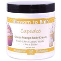 Blossom to Bath Cupcake Cocoa Mango Body Cream (8 Ounce) - Natural Fragrance - Feels Like A Lotion And Works Like A Butter with a Rich Vanilla Scent