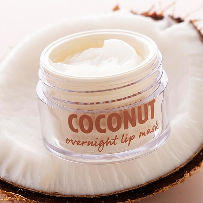 ColourPop Lip Mask - Leave-On Lip Moisturizer & Overnight Mask - Replenishes Dry Lips with Shea Butter, Squalane & Vitamin E - Coconut (0.5 oz)