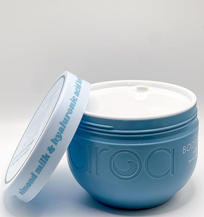Ciroa Ultra-Hydrating Body Butter With Shea Butter And Glycerin Almond Milk And Hyaluronic Acid 15.8 oz