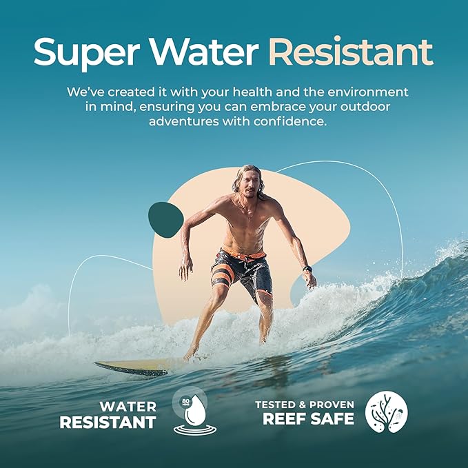 Happy Ocean Shimmer Sunscreen SPF 45, Mineral Body Glow with Glitter – Reef Safe Zinc Oxide, Radiant Finish, Face & Body