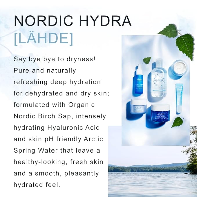 Lumene Nordic Hydra Oat Milk Oil Cleanser - Luxurious Oat Cleansing Milk, Makeup Remover + Gentle Face Wash for Soft, Clean Skin - Fragrance Free Hydrating Nordic Birch Sap Cleansing Oil (5.1oz)