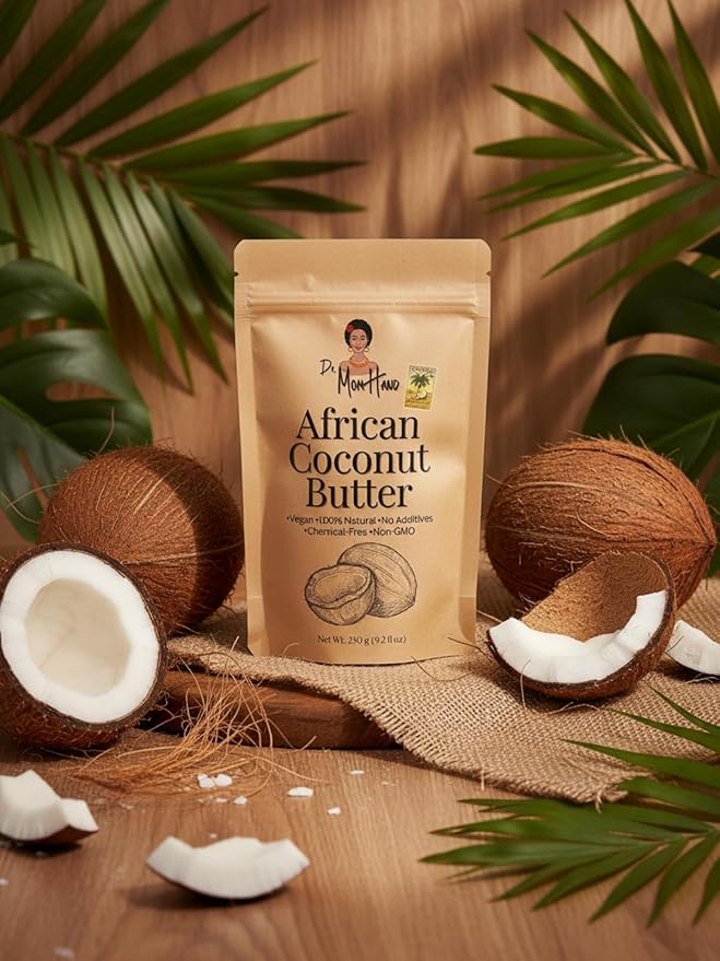 Organic Raw Coconut Butter | 100% Pure,Natural & Unrefined 3.53oz, African Wild Coconut Oil