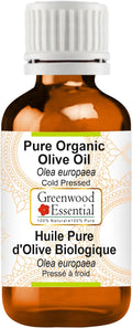 Greenwood Essential Pure Olive Oil (Olea europaea) Cold Pressed 10ml (0.33 oz)