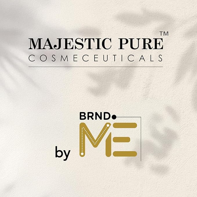 Majestic Pure USDA Organic Castor Oil 8 Fl Oz - 100% Pure and Natural- Cold Pressed & Hexane Free Natural Hair Growth Oil for Eyelashes, Eyebrows, Skin, Body, Face, Nails & Scalp