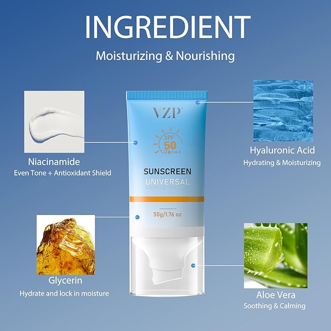 Travel Essentials Face Sunscreen SPF 50 for Women – Broad Spectrum UVA/UVB, Oxybenzone-Free – Lightweight, Non-Greasy, Hydrating Formula for All Skin Types – For Daily Wear Under Makeup – 1.76 fl oz
