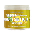 RA COSMETICS Whipped Shea Butter with Pineapple – 100% Unrefined Shea Body Butter from Ghana – Moisturizes Skin, Nourishes & Conditions Hair – Softens and Smooths Lips, Hands & Feet – 12oz