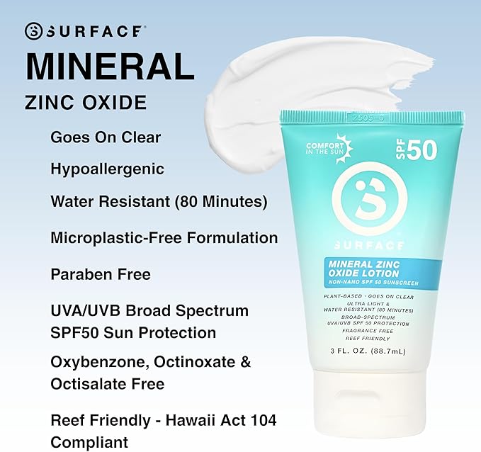 Surface Sunscreen Mineral Sunscreen Lotion