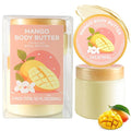 Mango Body Butter, Mango Shea Butter for Dry Skin, Womens and Mens Body Care, Natural Shea Butter for Deep Moisturizing and Hydrating