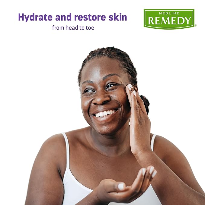 Medline Remedy Essentials Moisturizing Body Lotion (4 oz Bottle), Unscented, Hydrating, Non-Greasy, For Dry Skin, Hypoallergenic, Men, Women, Elderly