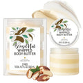 Brazil Nut Whipped Body Butter, Shea Body Butter for Women Dry Skin, Natural Brazil Nut Lotion for Body Moisturizer-Deep Moisturizing and Softening-3.4 floz+6.8 floz(100ml+200ml)
