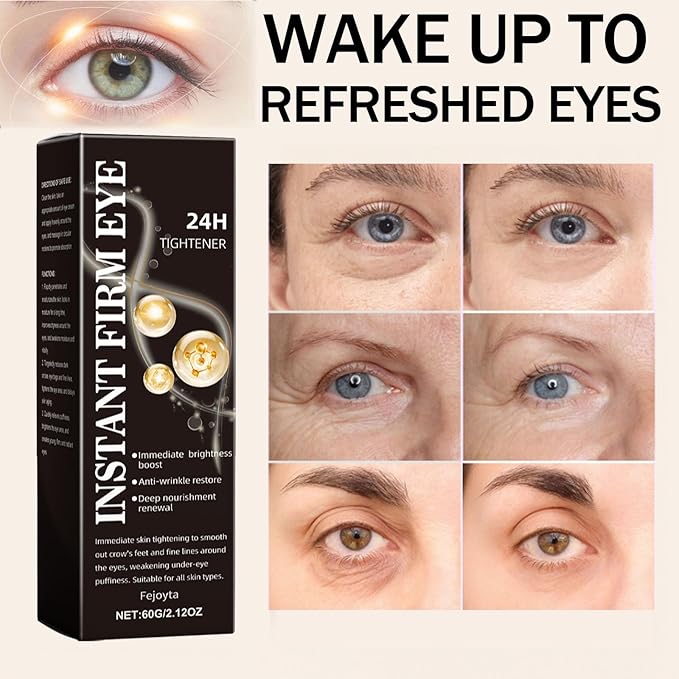 Temporary Instant Eye Tghtener Cream, Under Eye Cream For Dark Circles，Retinol Eye Cream Anti Aging，Under Eye Serum For Dark Circles And Puffiness For All Skin Types (Unscented)