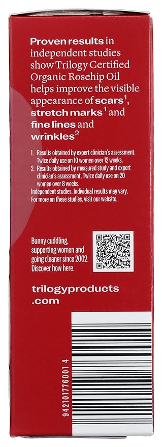 Trilogy TRR-ROS-U-TRO20 Certified Organic Rosehip Oil 20ml/0.67 Ounce