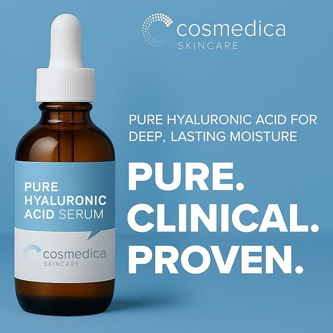 Hyaluronic Acid Serum with Vitamin B5 - Intense Hydration, Anti-Aging, Non-Greasy, Paraben Free, Face Serum - 2 oz