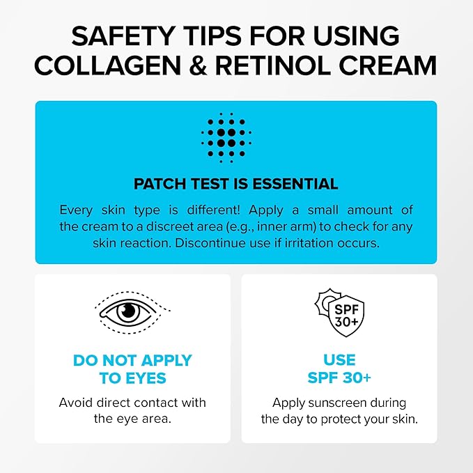 Anti-Aging Face Moisturizer with Retinol, Collagen & Hyaluronic Acid - Made in USA - Moisturizer Face Cream for Women & Men - Firming & Hydrating Neck Cream - Day & Night Skin Care - 1.7 fl oz