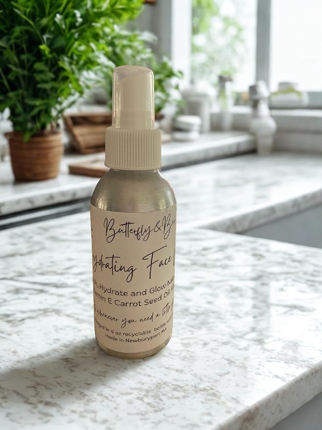 Hydrating Face Mist Nourishing Facial Mist Hydration Handmade Face Toner Facial Mist Spray Brighton and Glow Your Skin