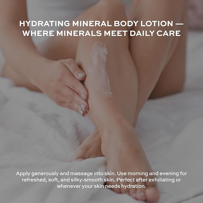 Hydrating Mineral Body Lotion Natual Water-Based not greasy Lotion Nurturing and Soothing Daily Lotion (Exotic)