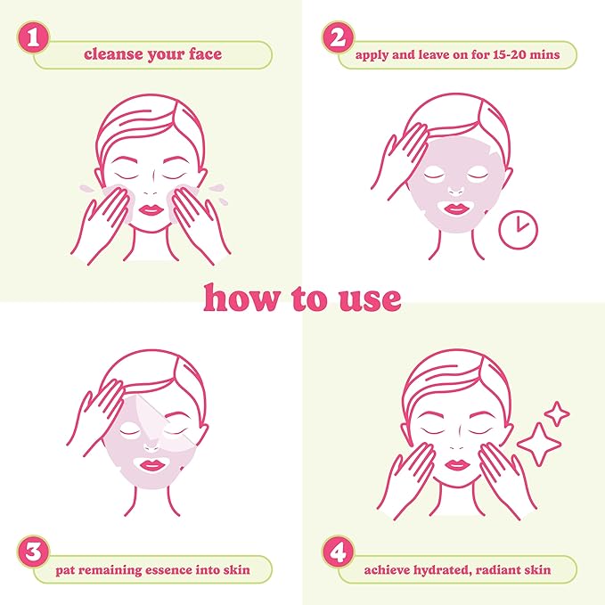 ESW Beauty Deep Detox - Raw Juice Pore Mask (6-Pack) - Acne Face Mask with Activated Charcoal, Lemon Juice & H2O for Acne-Prone Skin - Detoxifies & Minimizes Pores