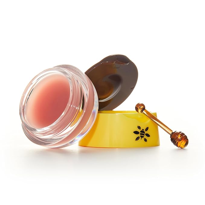 Honeybee Gardens Nectar Overnight Lip Mask – Hydrating Lip Treatment with Murumuru Seed Butter & Shea Butter – Vegan Moisturizing Lip Care for Dry Lips – Glossy Lip Hydration Night Routine Essential