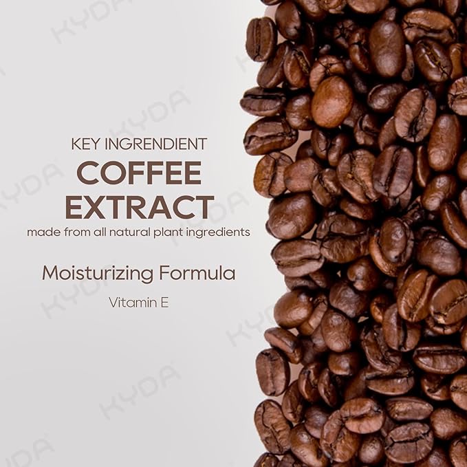 KYDA 3 Pcs Coffee Bean Lip Balm, Deep Hydrating Lip Balm, Daily Lip Moisturizer for Dry Cracked Lips with Coffee Bean Extract