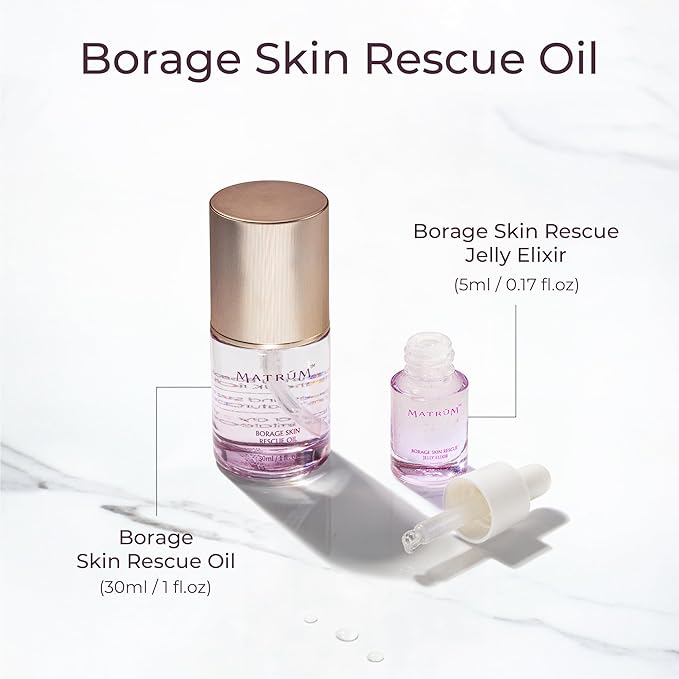 Organic Barrier Repair Face Oil, Deep Hydration & Redness Soothing, Firming & Brightening with Squalane, Niacinamide, Vitamin E & Rosehip Seed Oil, Gua Sha Oil for Dry & Sensitive Skin