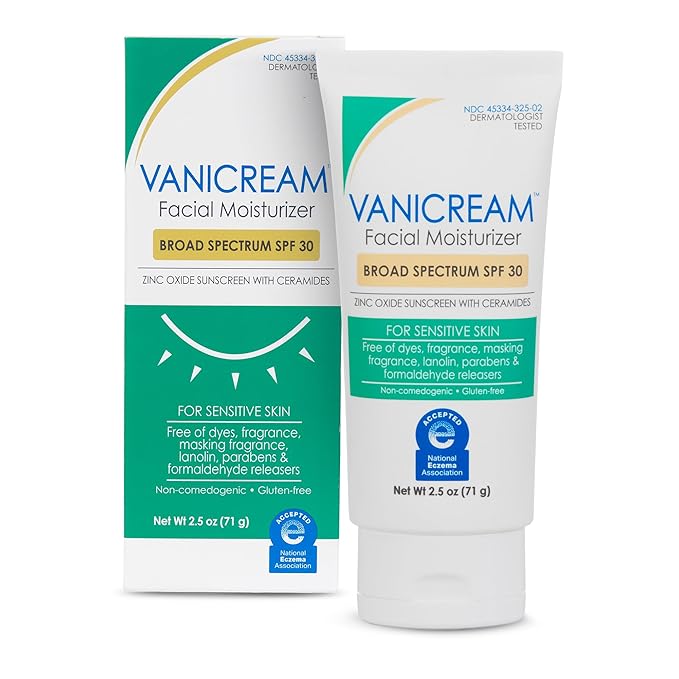 Vanicream Facial Moisturizer Broad Spectrum SPF 30; 2.5 Fl. Oz.