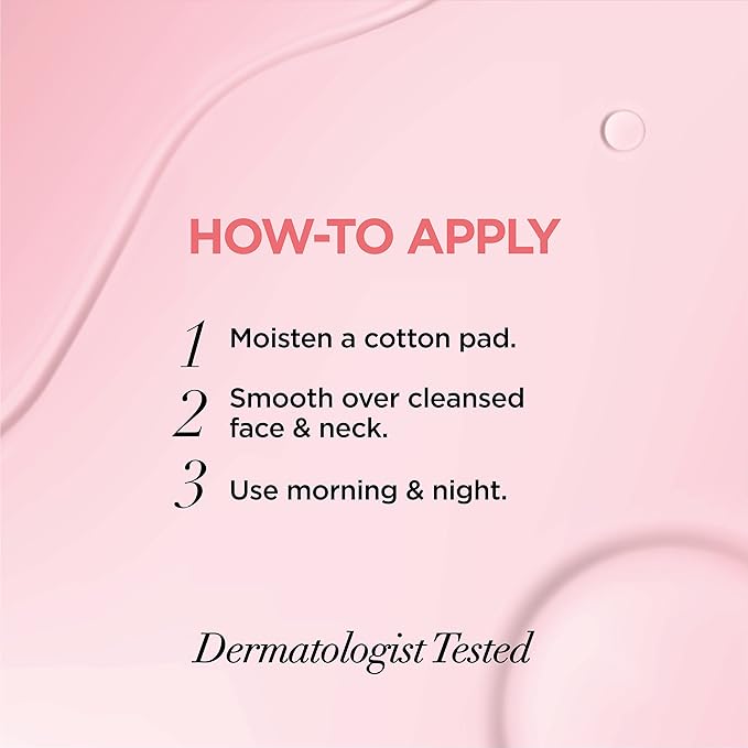 L'Oreal Paris Skincare HydraFresh Toner Face Toner with Pro-Vitamin B5 for a Smoother, Brighter Complexion, 2 Count