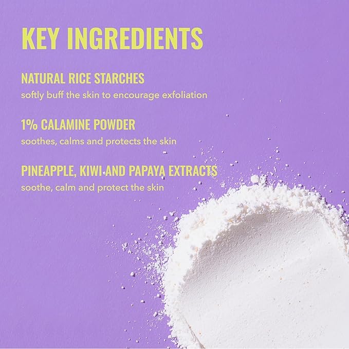 Good Molecules Pineapple Exfoliating Powder - Exfoliating Face Scrub with Natural Enzymes, Gentle Alcohol-Free Facial Cleanser, Skin Care for Face