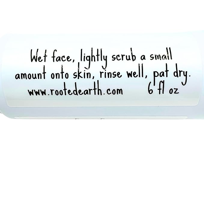 Natural Acne Facial Scrub - 6 fl oz - Exfoliating Clear Skin - Facial Wash - Organic Skin Care - Pimple