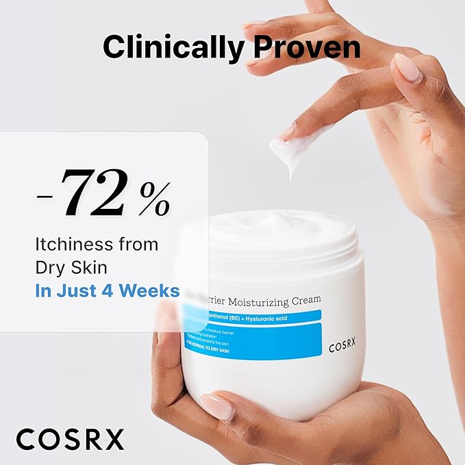 COSRX Skin Barrier Moisturizing Body Cream | 100-Hour Hydration For Dry to Extremely Dry Skin, with Ceramide & Hyaluronic Acid | Unscented, Non-Greasy | 15.2 fl oz, Korean Skin Care