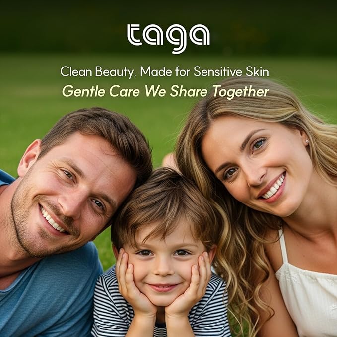 TAGA ATO Lotion 250ml | Vegan Hypoallergenic Moisturizer for Sensitive & Dry Skin | Lightweight, Fast-Absorbing Body Lotion | Non-Sticky Daily Hydration for the Whole Family