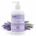 100% Natural Lavender Body Lotion | Organic Plant Extracts | Calming, Hydrating & Moisturizing | Vegan, Non-GMO | Made in the USA | 12 oz