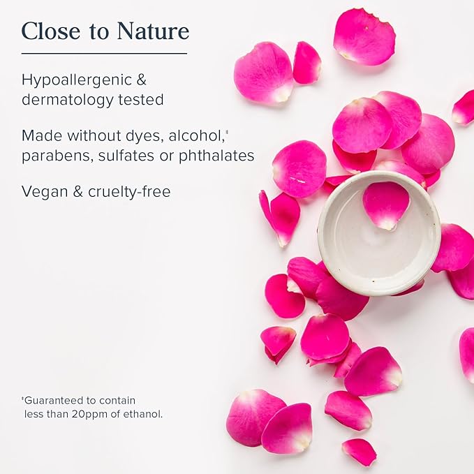 HERITAGE STORE Rosewater - Refreshing Splash for Glowing Skin with Damask Rose - All Skin Types - Hydrating Rose Water for Face - Made Without Alcohol, Hypoallergenic, Vegan, 60-Day Guarantee, 1 Gal.