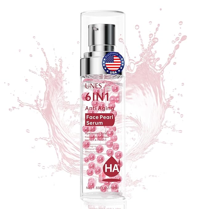 Unes Hyaluronic Acid Serum for Face,Pluming,Wrinkle Reducing,Deeply Hydrates and Smoothes Dry, Sensitive Skin,Fragrance-Free for Women and Men 1.69 Oz
