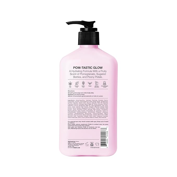 HEMPZ Body Lotion - Pomegranate - Bright Citrus - Daily Moisturizing Cream - 17oz