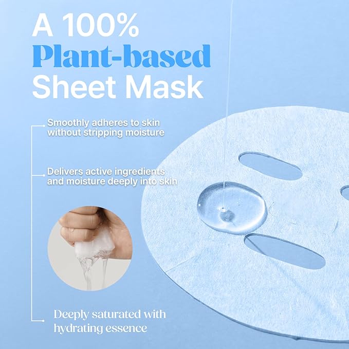 Papa Recipe Hyaluronic Acid PDRN Deep Moist Barrier Daily Mask (30 Sheets) - Korean Skin Revitalizing Facial Masks, Anti-aging - Soothing, Calming & Hydrating Face Skin, Sensitive Skin-friendly