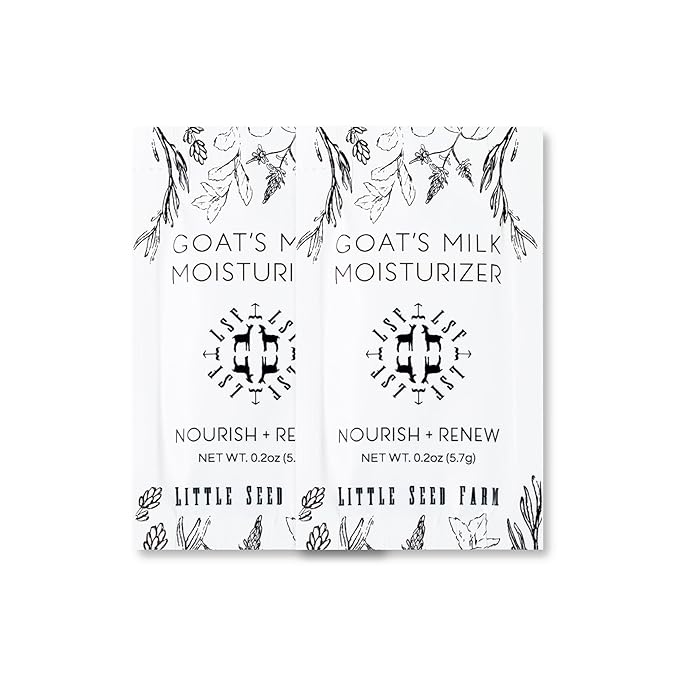 Little Seed Farm Goat's Milk Face Moisturizer - All Natural, Organic Moisturizer Face Cream - Travel Size