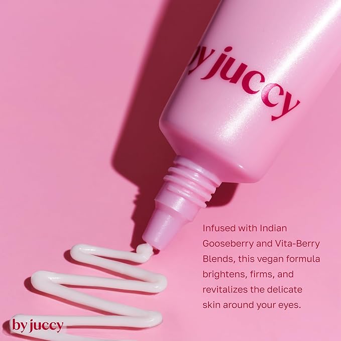 Gooseberry Dark Circle Brightening Eye CreamㅣFor Puffy Eye Bags, Wrinkles, Fine Lines | Vitamin C, Glutathione, PeptidesㅣAnti-aging Korean Skin Care | Korean Eye Cream | By Juicy | 1.01 Fl.oz